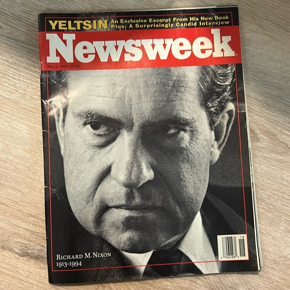 May 2 1994 Newsweek Magazine Richard Nixon US President Magazine Book Newspaper​